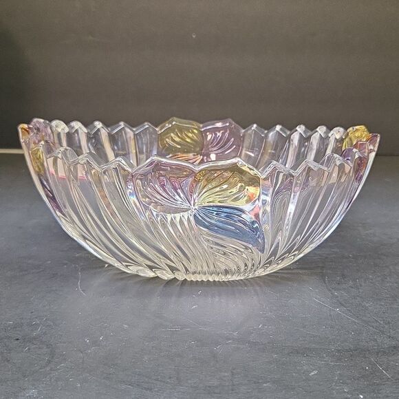 Bowl Annahütte Crystal Glass Vintage Bowl - Picture 2 of 10